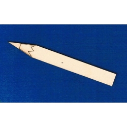 Kredka 12,5x1,5cm / SKLEJKA #3mm